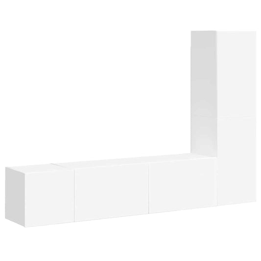 TV Cabinet | White | Engineered wood | Large | TV Cabinet | Rectangular