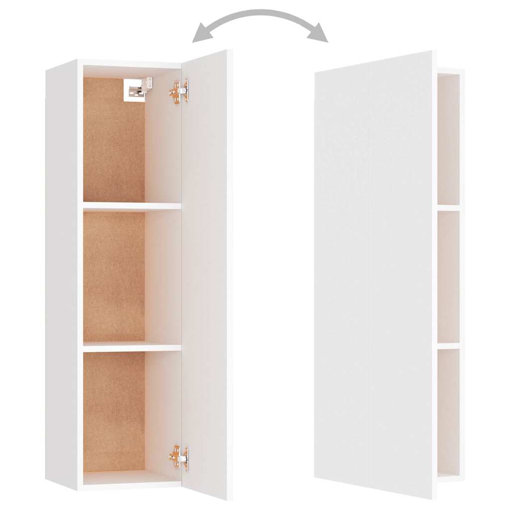 TV Cabinet | White | Engineered wood | Large | TV Cabinet | Rectangular