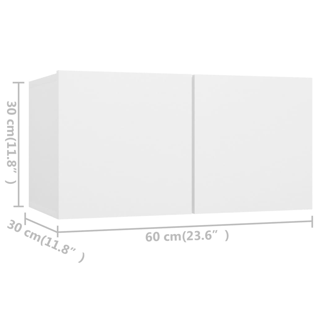Tv Cabinet Set | White | Engineered Wood | Medium