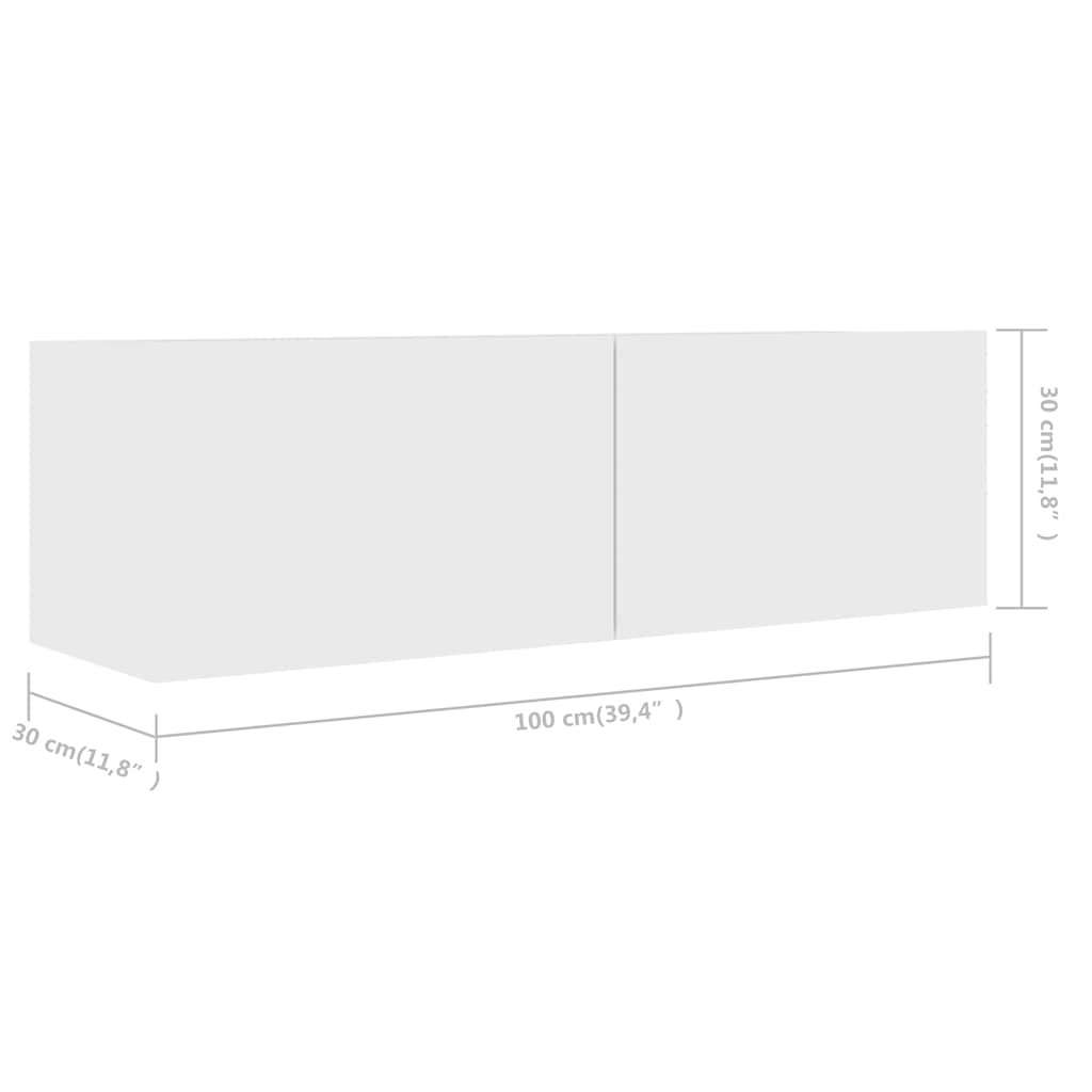 TV Cabinet Set | Set of 7 | White | Engineered wood | Medium