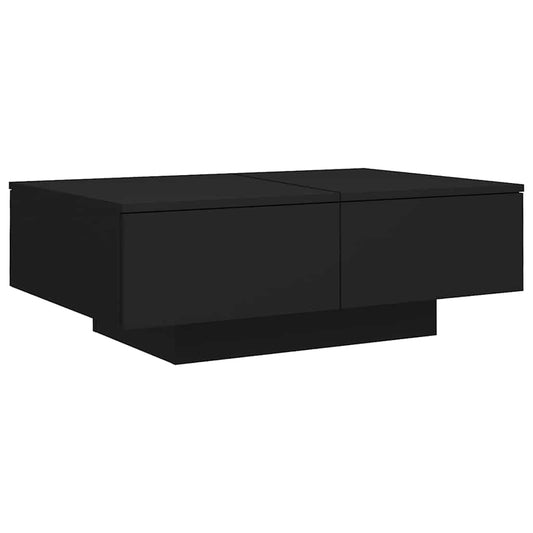 Coffee Table Black 90x60x31 cm Engineered Wood