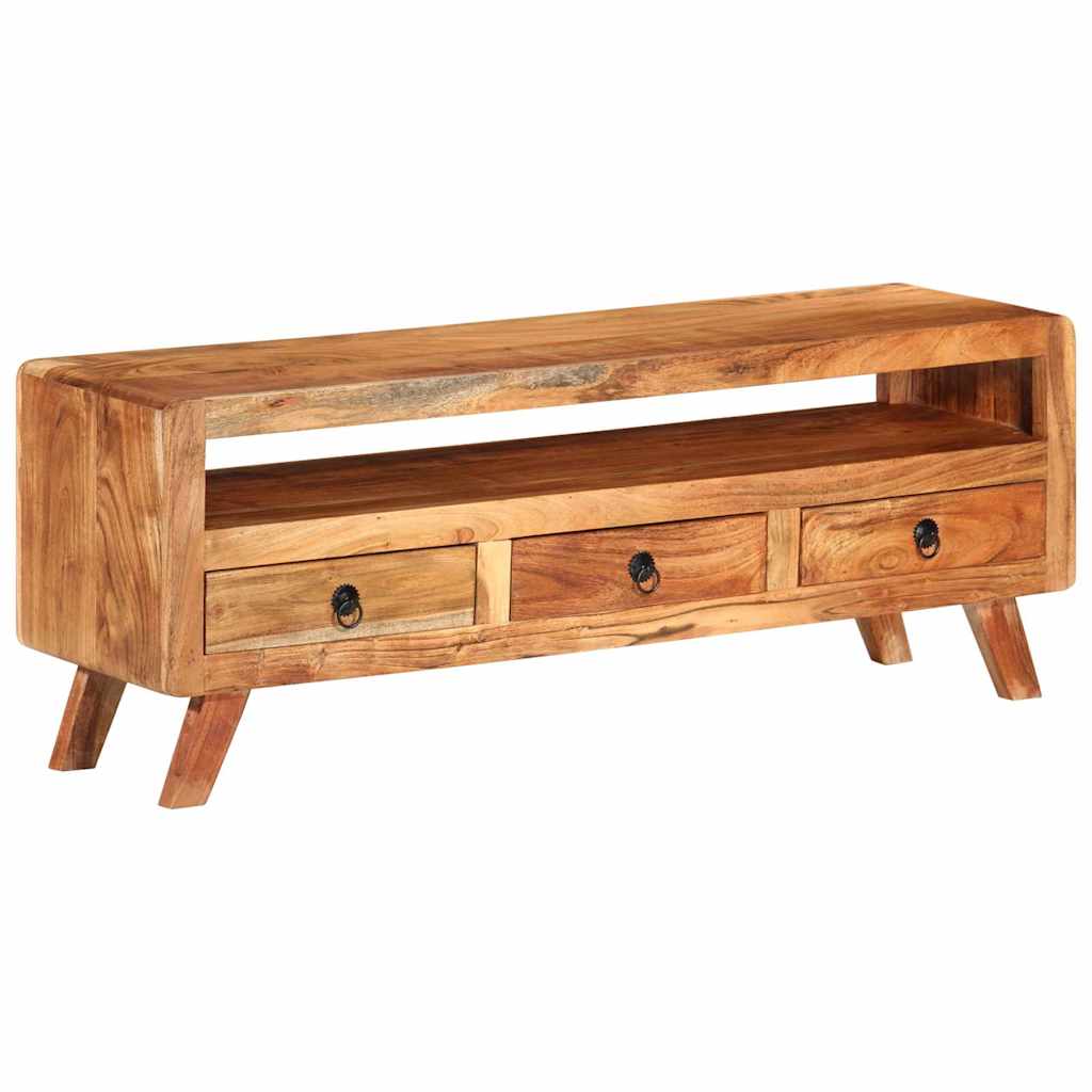 TV Cabinet | Natural Wood | Solid Acacia Wood | Standard | Rectangular