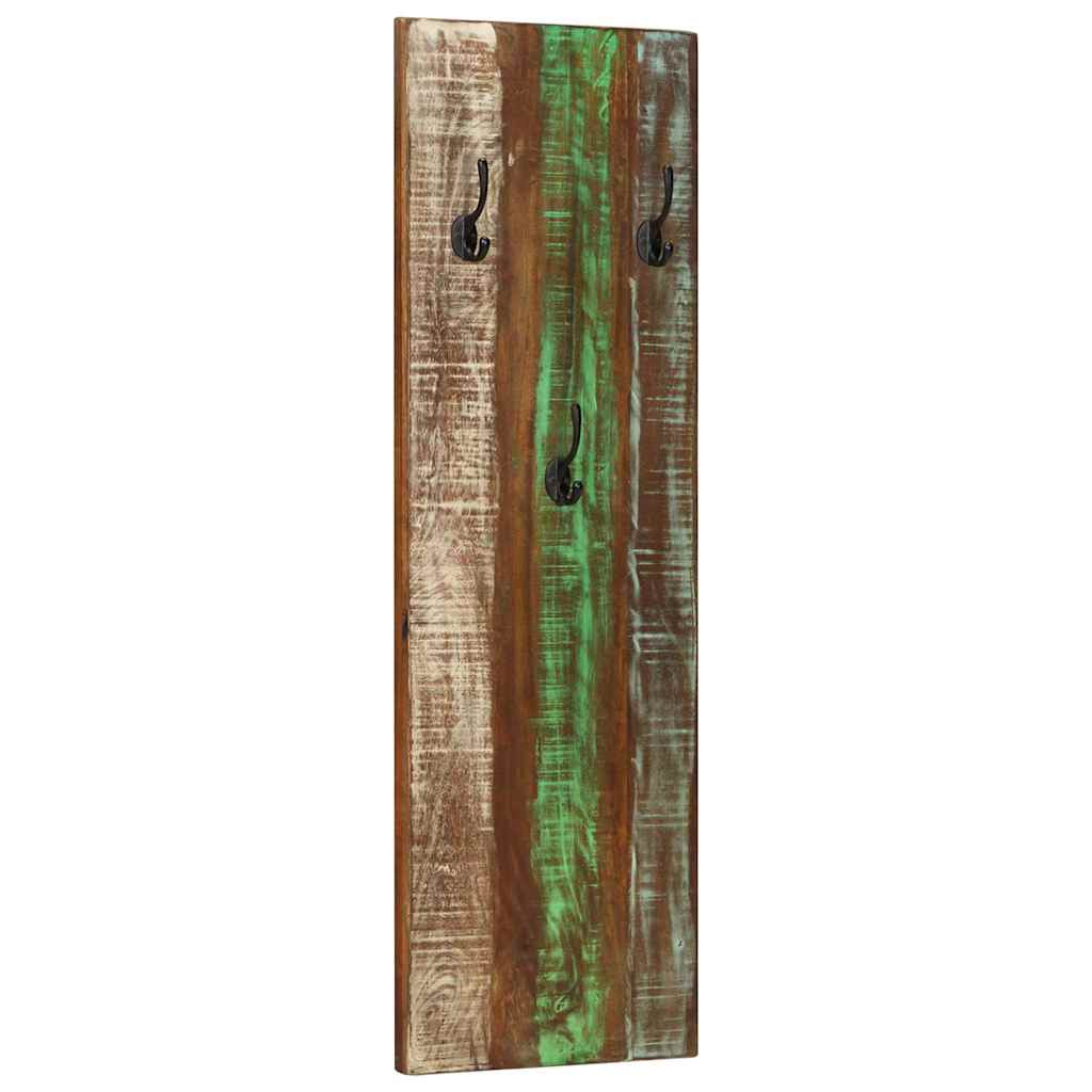 Coat Rack | Multicolour | Solid reclaimed wood, powder-coated steel