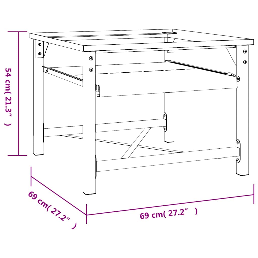 Double Washing and Drying Machine Pedestal White