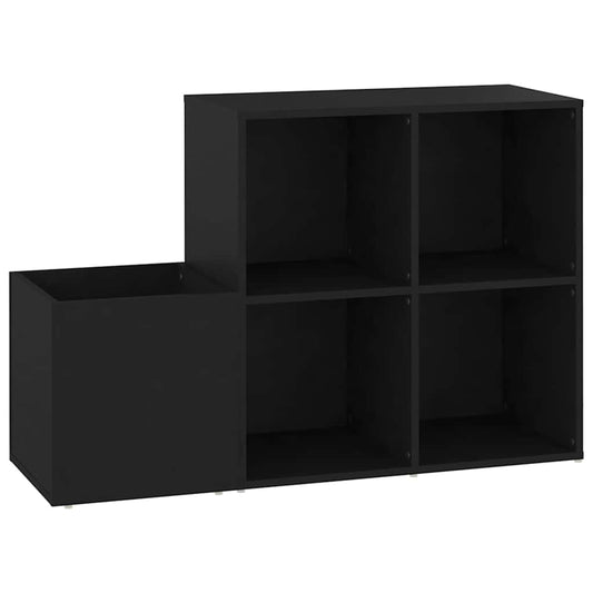 Hall Shoe Cabinet | Black | Engineered wood | Medium