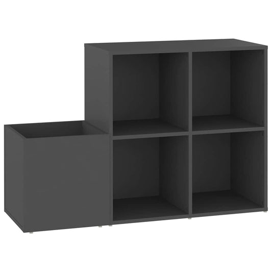 Hall Shoe Cabinet | Grey | Engineered wood | Medium | Shoe Cabinet