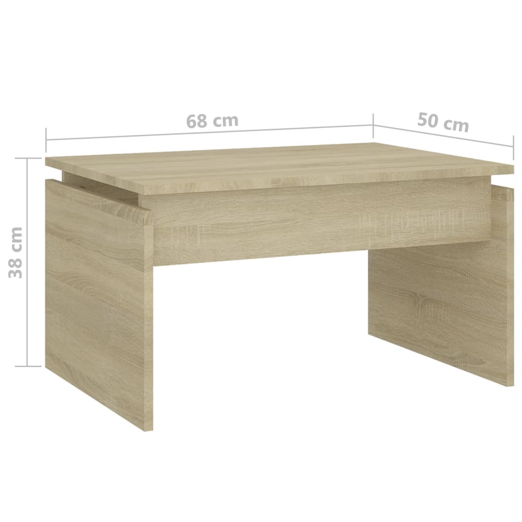 Coffee Table | Sonoma Oak | Engineered wood | Medium | Durable