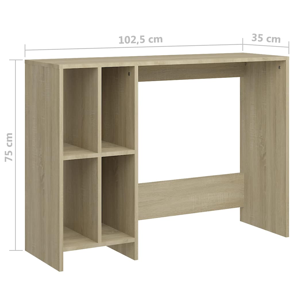 Desk | Sonoma oak | Engineered wood
