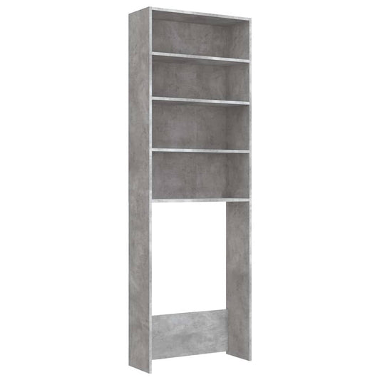 Washing Machine Cabinet Old Wood 64x24x190 cm
