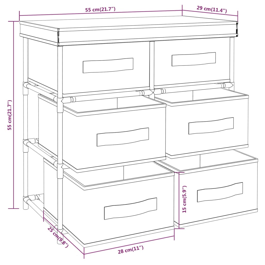 Storage Cabinet | Black | Steel, Polyester | Medium | Light Weight