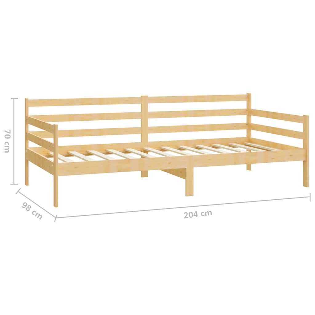 Day Bed | Pine | Solid pinewood | 90x200 cm