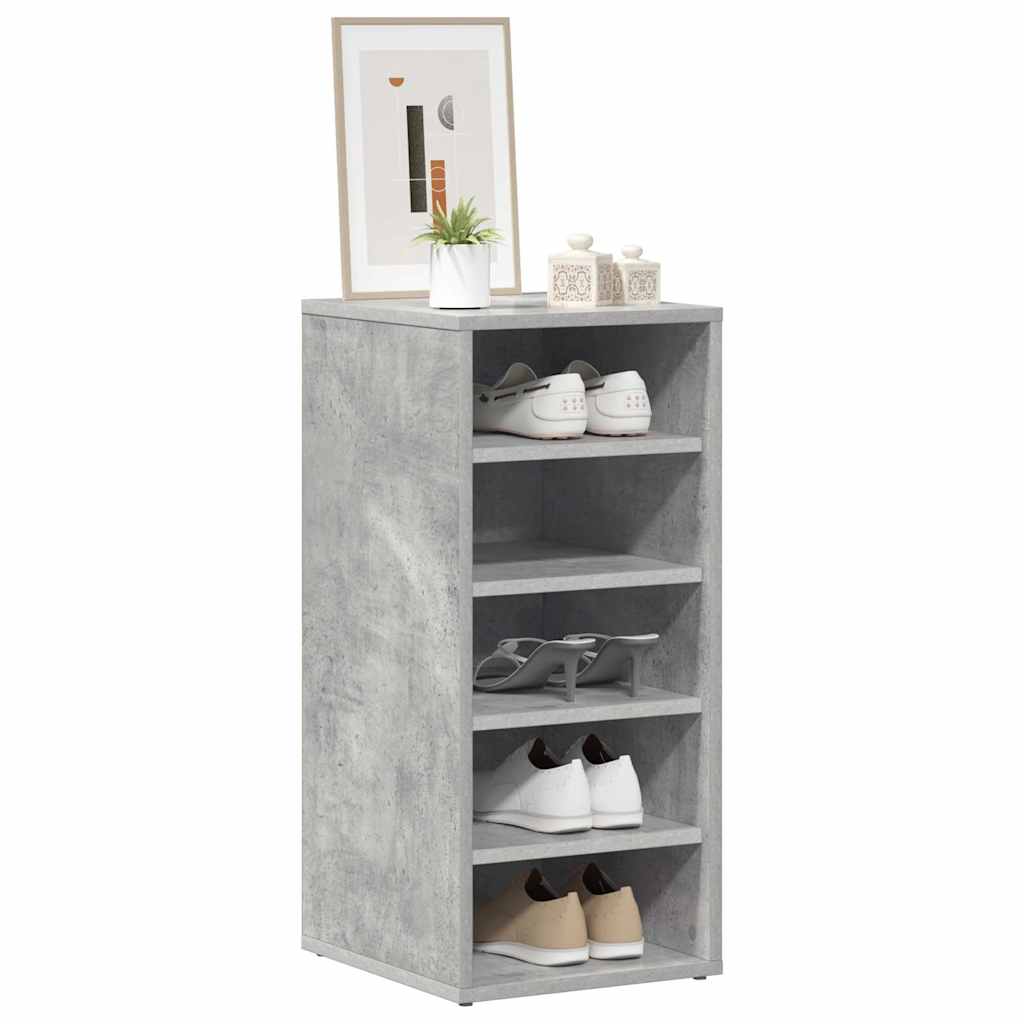 Shoe cabinets 31.5 x 35 x 70 cm Concrete Grey 5 pairs of shoes