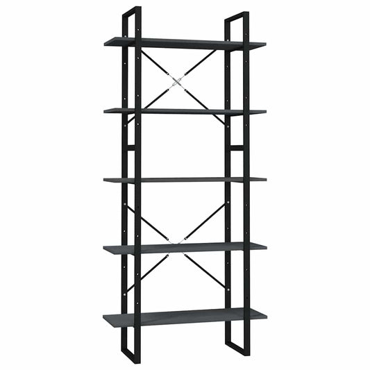 Book Cabinet | Grey | Pinewood | Medium | Book Cabinet | Rectangular