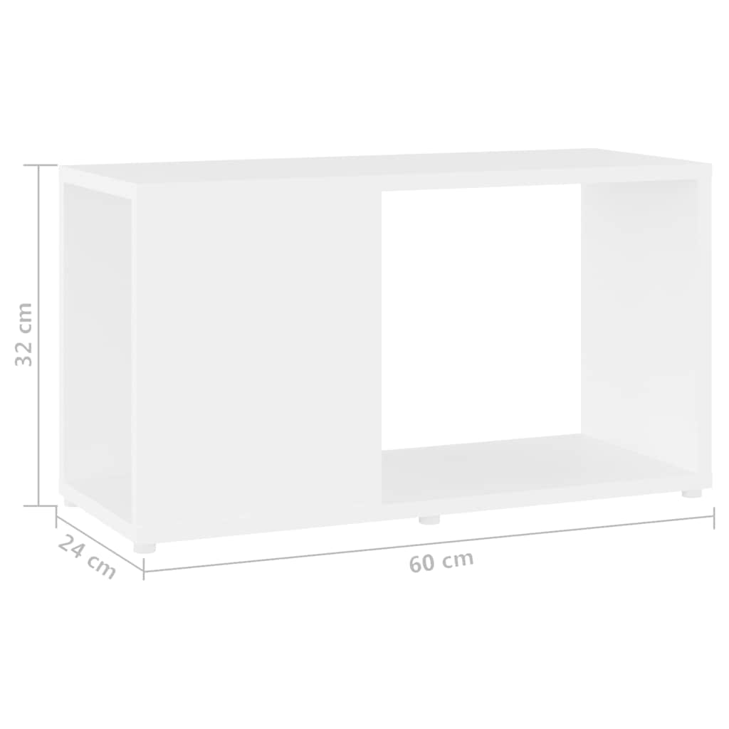 TV Cabinet | White | Engineered wood | Small | TV Cabinet | Rectangular
