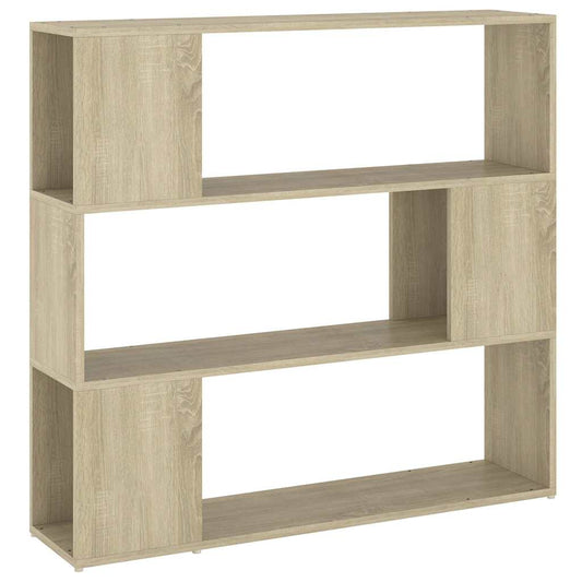 Book Cabinet Room Divider | Sonoma oak | Engineered wood | Medium