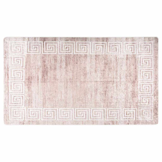 Rug | Beige | 100% Polyester | 190x300 cm | Non-slip | Rug | Rectangular