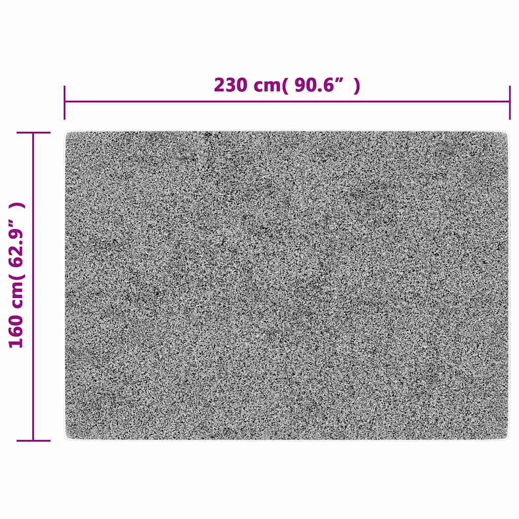 Rug Washable 160x230 cm Grey