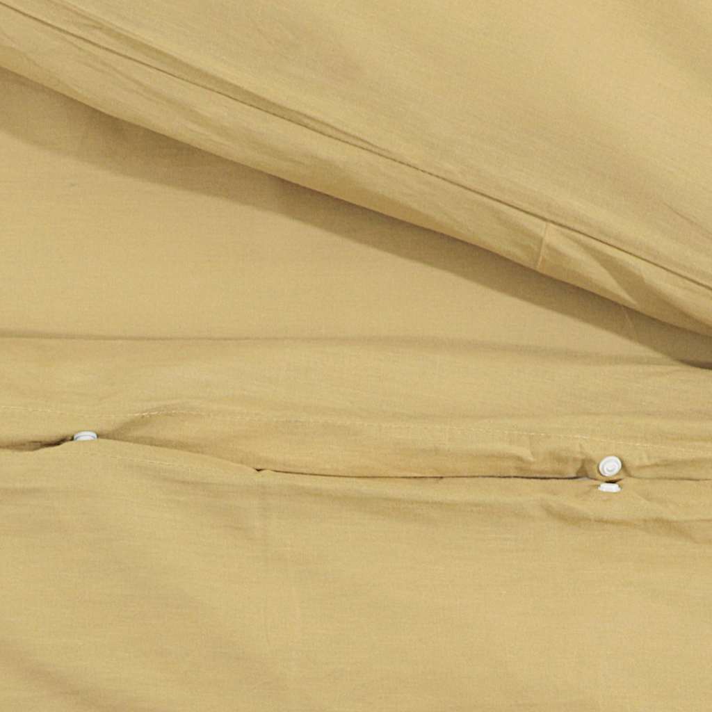Duvet Cover Set Taupe 140x200 cm Light-weight Microfiber