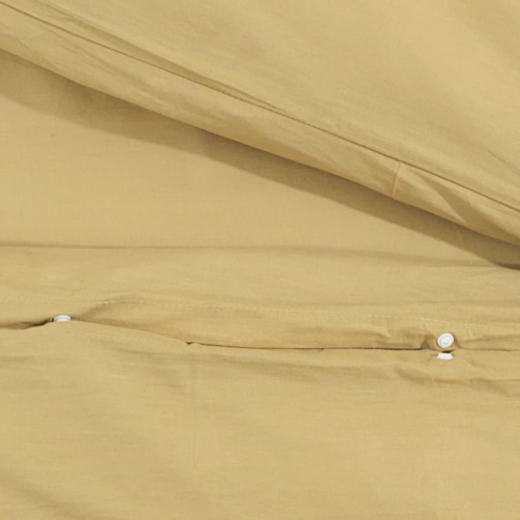 Duvet Cover Set Taupe 200x200 cm Light-weight Microfiber