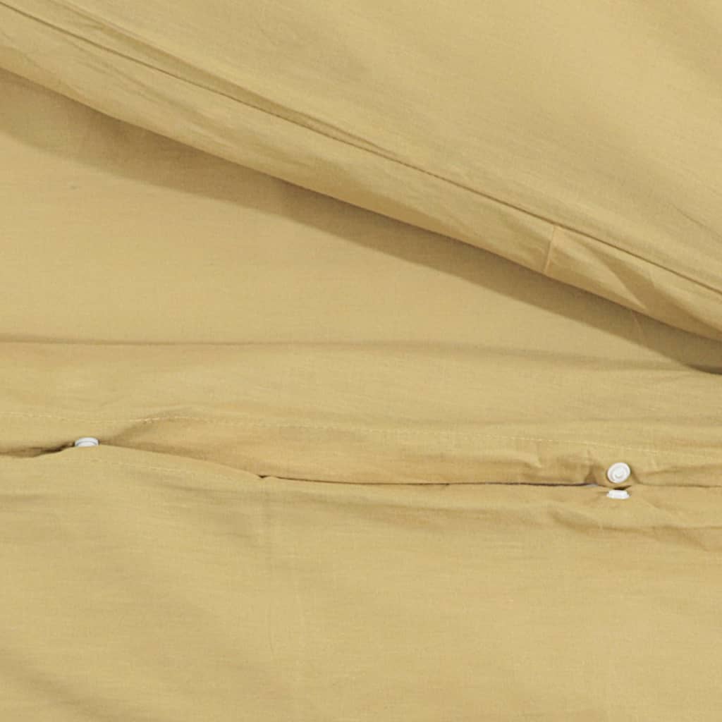 Duvet Cover Set Taupe 140x200 cm Light-weight Microfiber