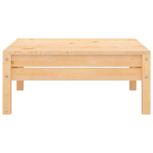 806577 vidaXL Garden Footstool Solid Wood Pine