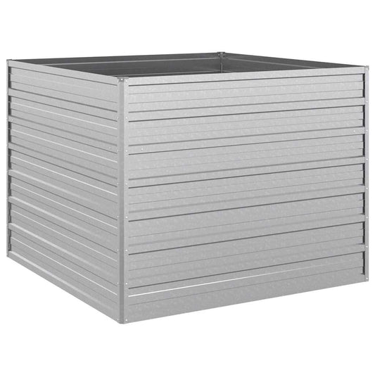 Garden Raised Bed | Silver | Galvanized Steel | Large | Garden Raised Bed