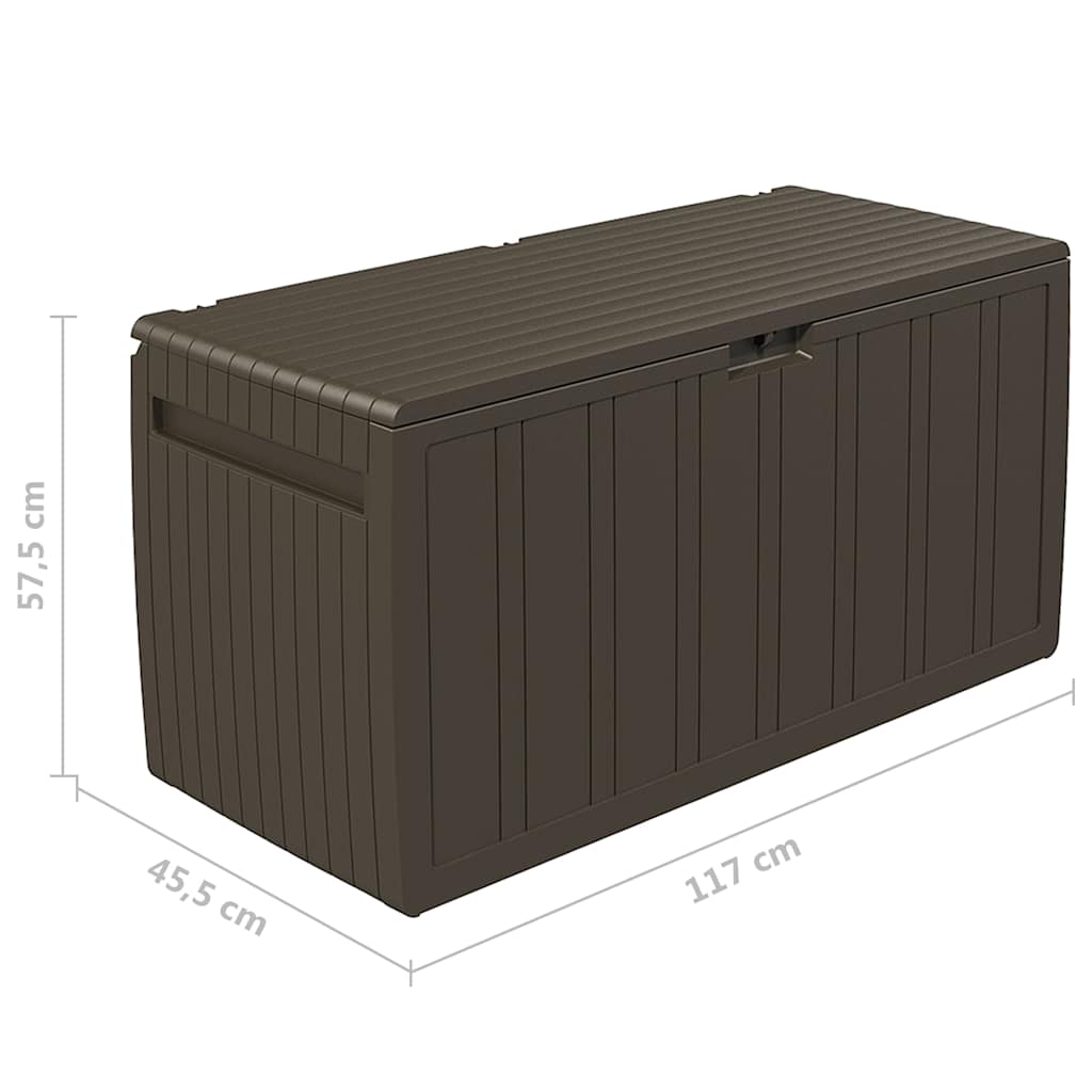 Cushion Box Brown 117x45.5x57.5 cm 270 L