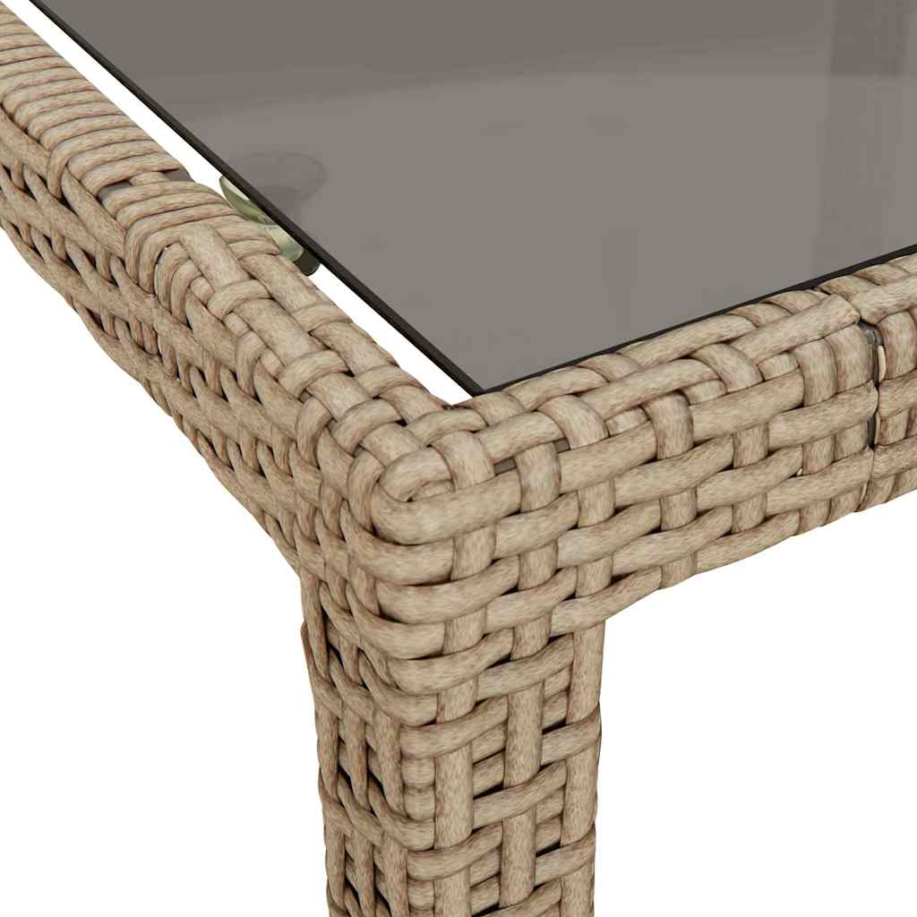 Garden Table | Beige and black