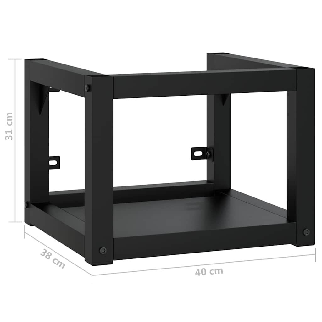 Bathroom Washbasin Frame | Black | Powder-coated iron | Small