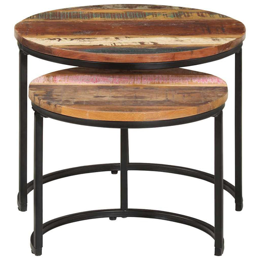 Nesting Table | Set of 2 | Mixed Colour
