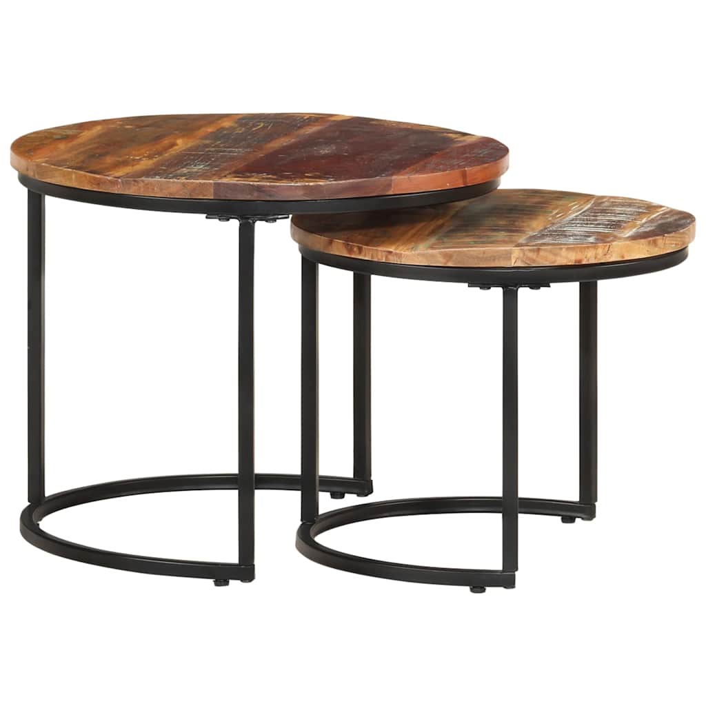 Nesting Table | Set of 2 | Mixed Colour