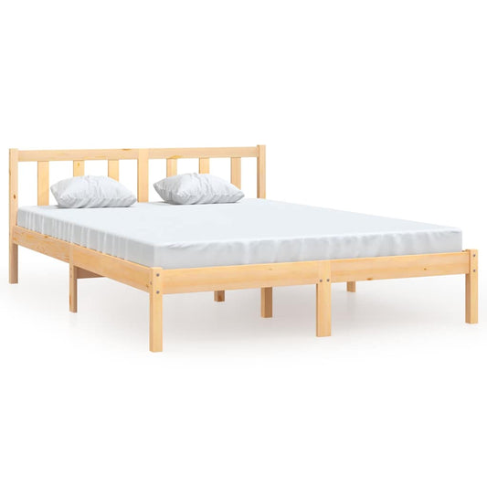 Bed Frame without Mattress Solid Wood 160x200 cm