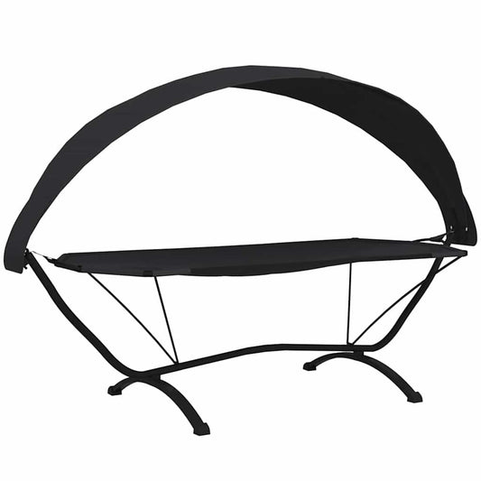 Outdoor Lounge Bed | Black | Steel | Outdoor Lounge Bed | Rectangular