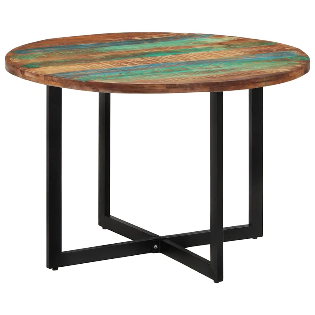 Dining Table | Multicolour | Solid reclaimed wood | Medium | Sleek