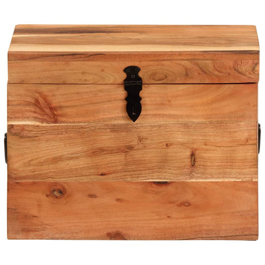 Storage Box | Natural Wood | Solid Acacia Wood | Medium