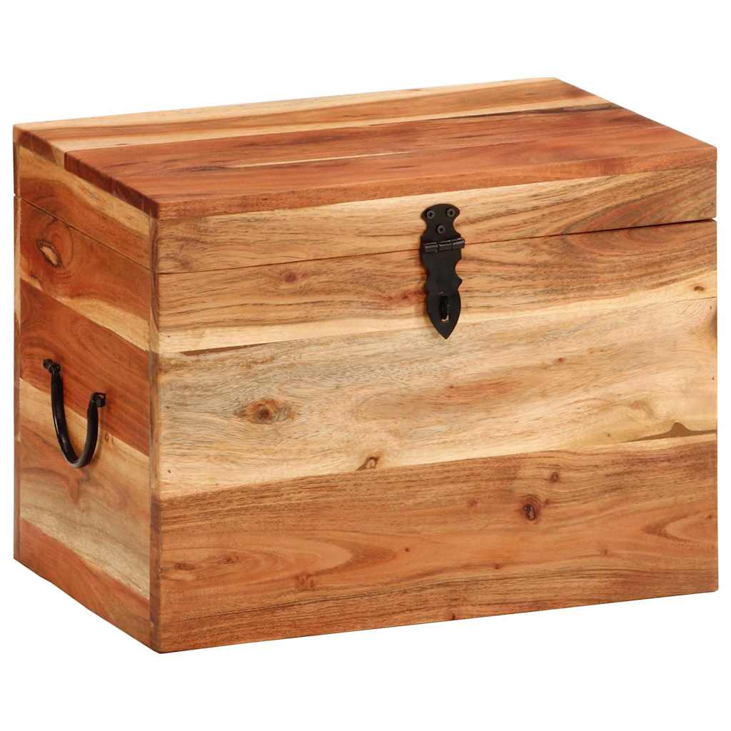 Storage Box | Natural Wood | Solid Acacia Wood | Medium