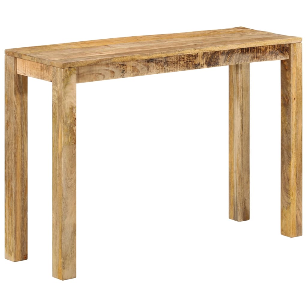 Console Table | Brown | Rough mango wood | 110 cm x 35 cm x 76 cm