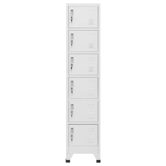 Locker Cabinet | Light grey | Steel | Tall | Locker Cabinet | Rectangular
