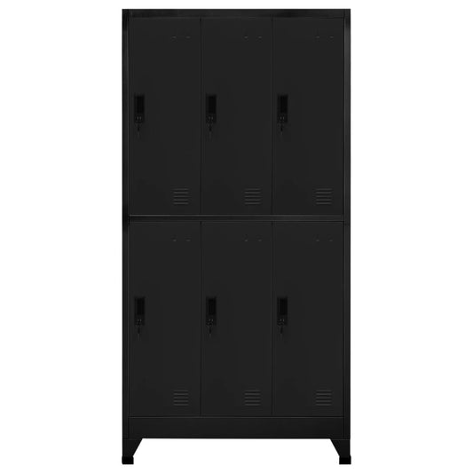 Locker Cabinet | Black | Steel | Large | Locker Cabinet | Rectangular