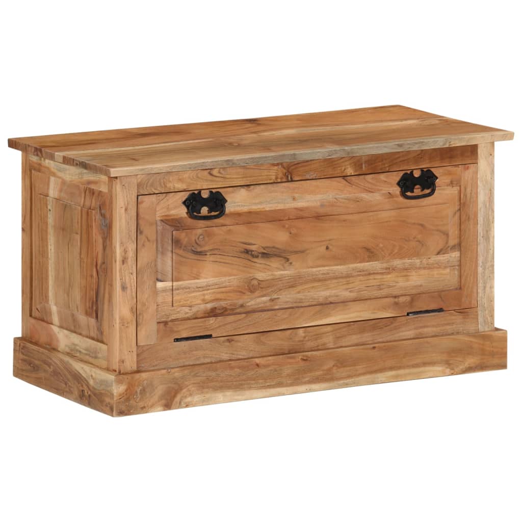 Shoe Storage Bench | Natural wood | Solid acacia wood | 85 x 40 x 45 cm