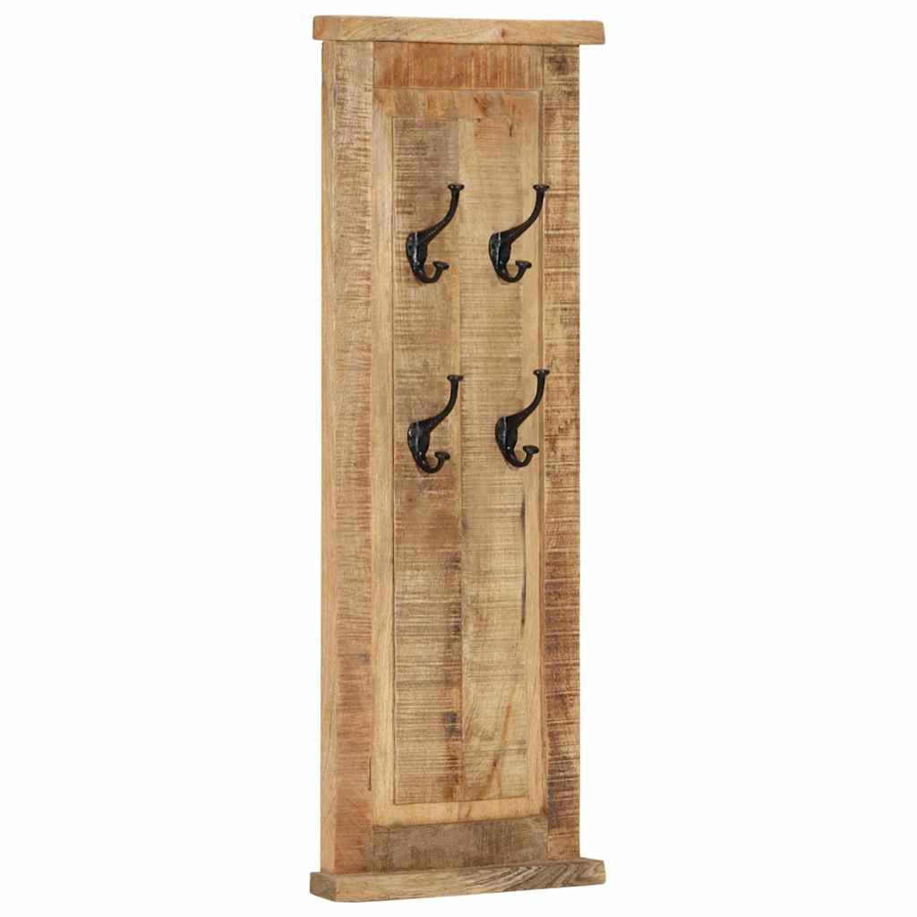Coat Rack | Set of 2 | Brown | Solid mango wood | Medium