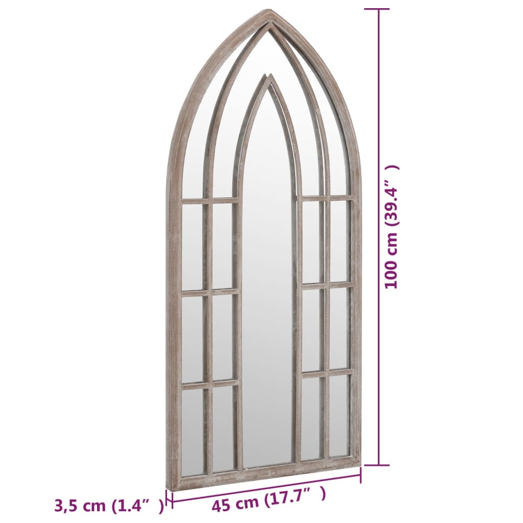 Mirror | Sand | Iron | 100x45 cm | Decorative Inlays | Mirror | Other