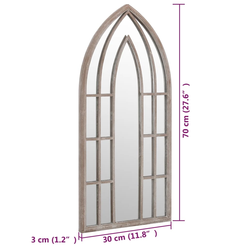 Mirror Sand 70x30 cm Iron for Indoor Use