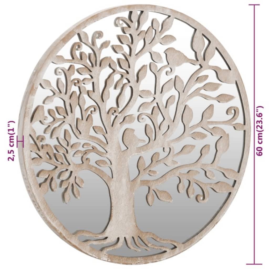 Mirror | Sand | Iron, Glass | Medium | Decorative Inlays | Round | Gothic