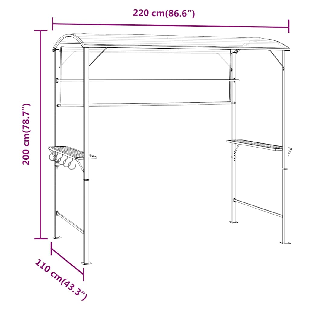 Gazebo | Anthracite