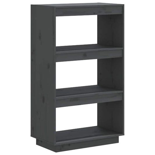 Book Cabinet | Grey | Solid pinewood | Medium | Book Cabinet