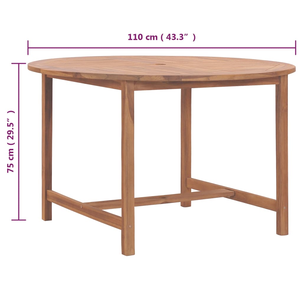 Garden Dining Table | Teak | Solid Teak wood | Medium | Durable