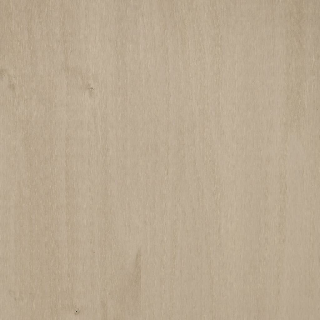 Sideboard HAMAR Honey Brown 44.5"x15.7"x31.5" Solid Wood Pine
