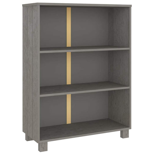 Book Cabinet | Light grey | Solid pinewood, MDF | Medium | Book Cabinet
