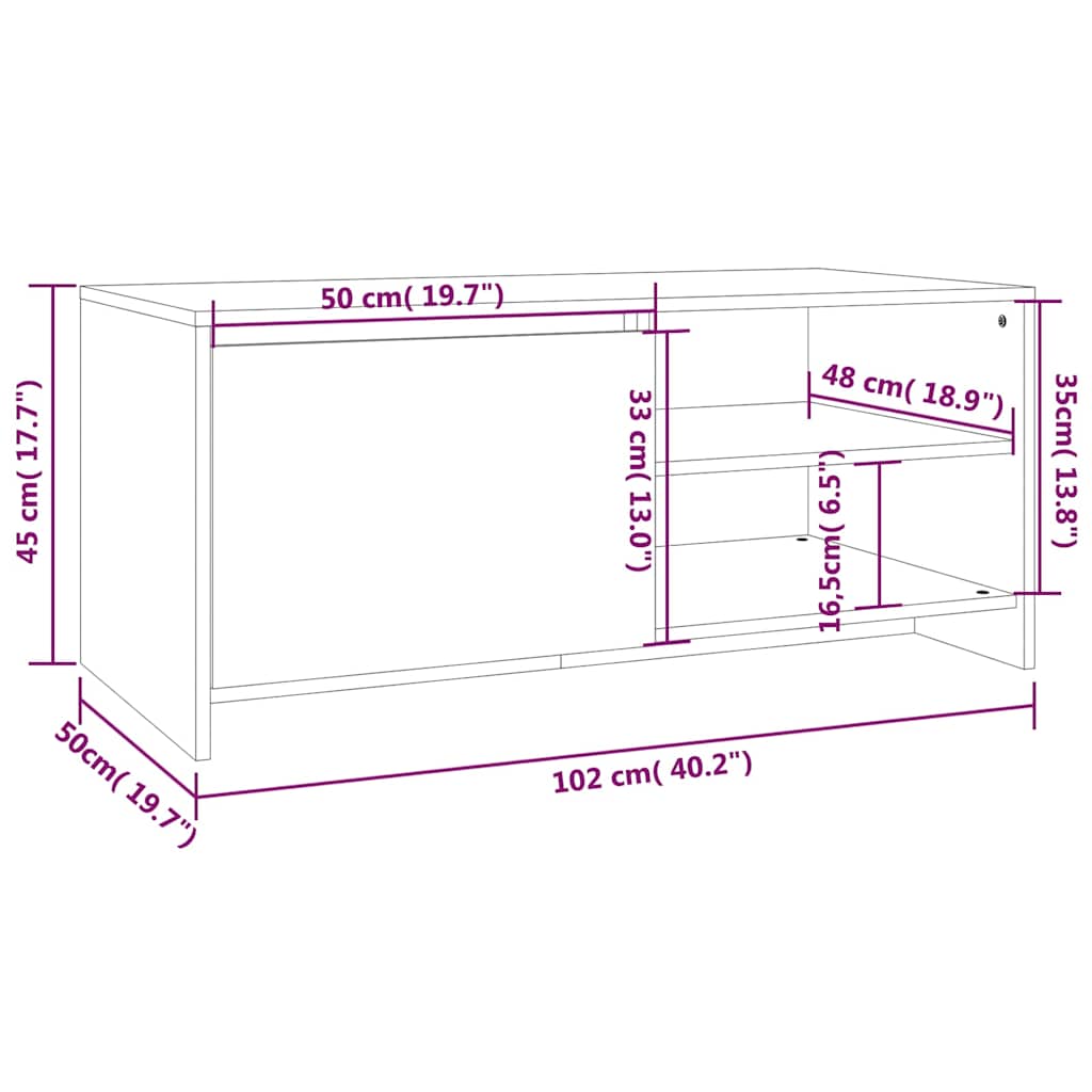 Coffee Table | White | Engineered wood | Medium | Coffee Table